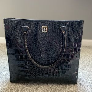 Kate Spade black patent tote